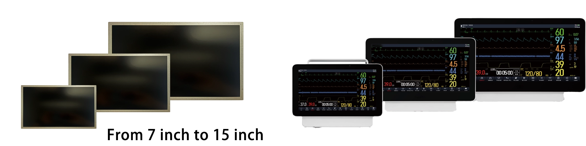 Medical Display for patient monitor applications